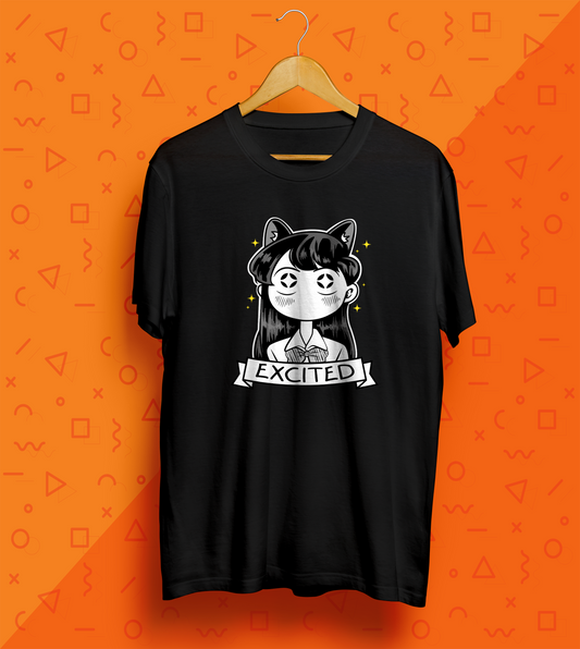 Komi-cat Excited!! T-Shirt